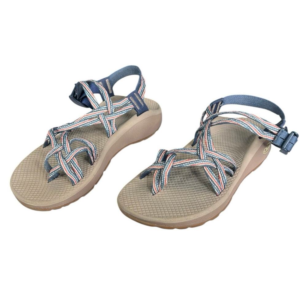 Chaco Women’s Z Cloud Tan Strappy hiking Trail Sandals Size US 9 - Picture 6 of 10